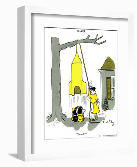 Hazel Cartoon-Ted Key-Framed Giclee Print