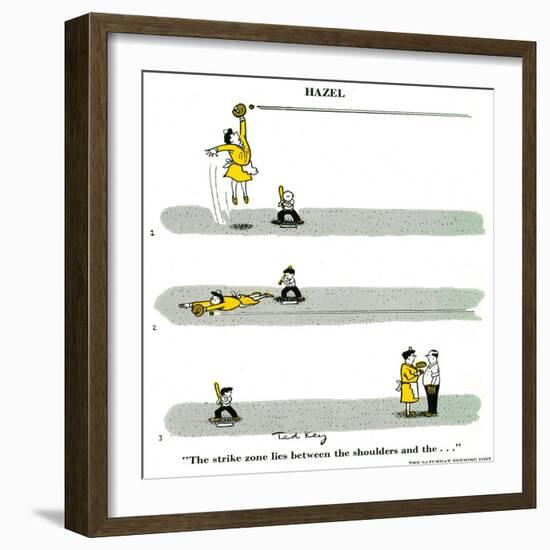 Hazel Cartoon-Ted Key-Framed Giclee Print