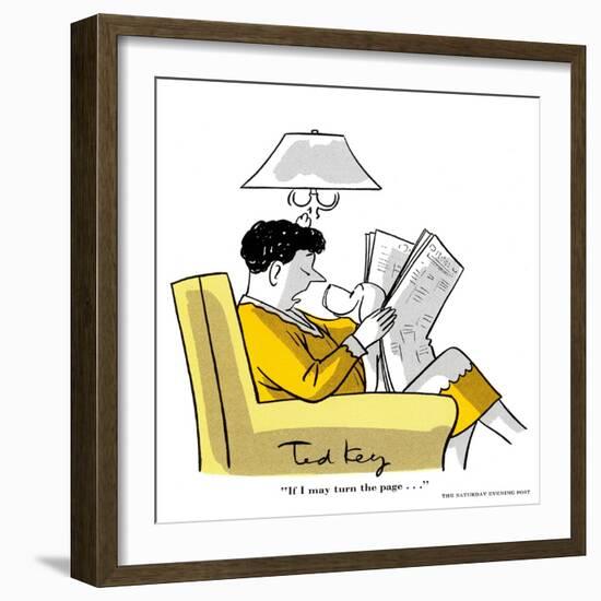 Hazel Cartoon-Ted Key-Framed Giclee Print