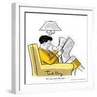 Hazel Cartoon-Ted Key-Framed Premium Giclee Print