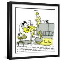 Hazel Cartoon-Ted Key-Framed Giclee Print