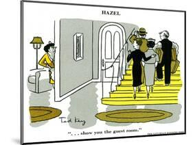 Hazel Cartoon-Ted Key-Mounted Giclee Print