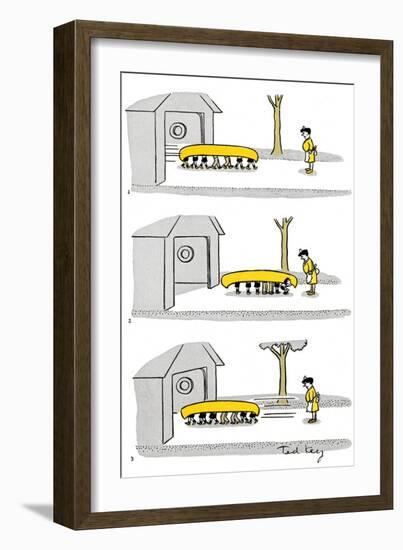 Hazel Cartoon-Ted Key-Framed Giclee Print