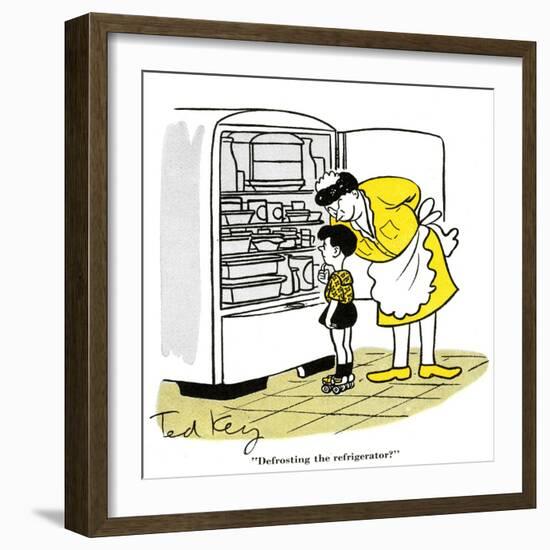 Hazel Cartoon-Ted Key-Framed Giclee Print