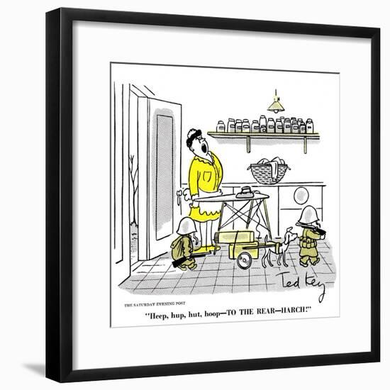 Hazel Cartoon-Ted Key-Framed Giclee Print