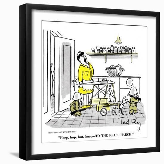 Hazel Cartoon-Ted Key-Framed Giclee Print