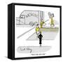 Hazel Cartoon-Ted Key-Framed Stretched Canvas