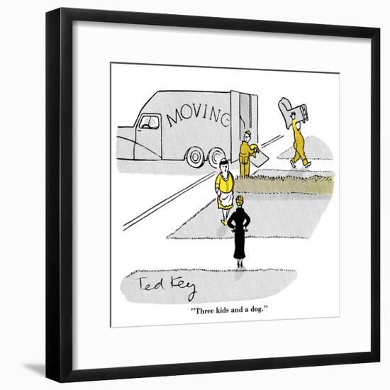 Hazel Cartoon-Ted Key-Framed Giclee Print