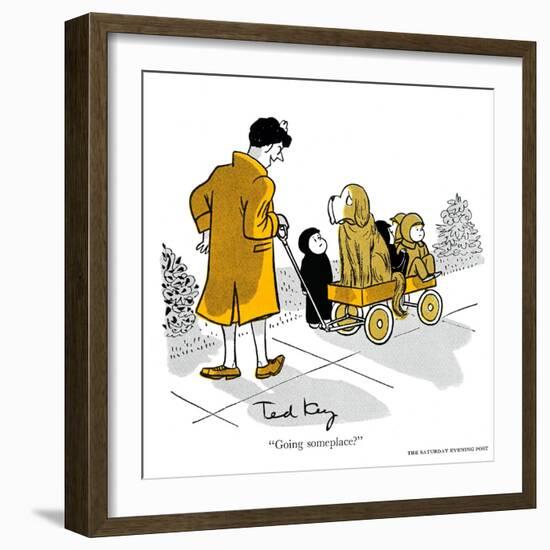 Hazel Cartoon-Ted Key-Framed Giclee Print