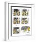 Hazel Cartoon-Ted Key-Framed Premium Giclee Print