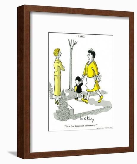 Hazel Cartoon-Ted Key-Framed Giclee Print