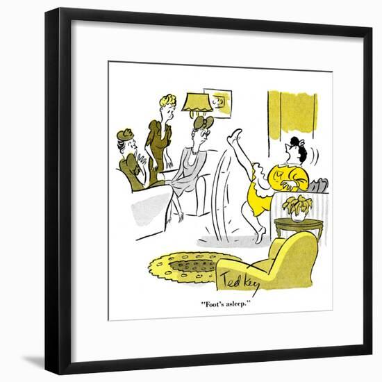 Hazel Cartoon-Ted Key-Framed Giclee Print