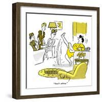 Hazel Cartoon-Ted Key-Framed Giclee Print