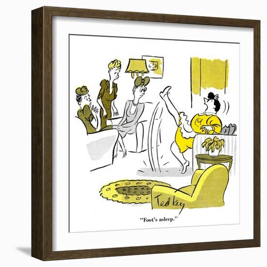 Hazel Cartoon-Ted Key-Framed Giclee Print