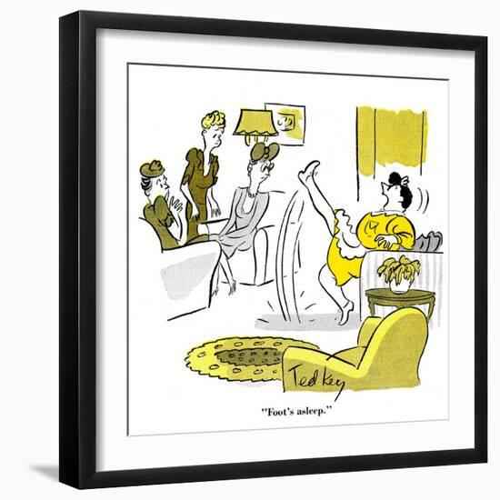 Hazel Cartoon-Ted Key-Framed Giclee Print