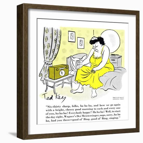 Hazel Cartoon-Ted Key-Framed Giclee Print