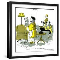 Hazel Cartoon-Ted Key-Framed Giclee Print