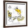 Hazel Cartoon-Ted Key-Framed Giclee Print