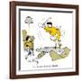 Hazel Cartoon-Ted Key-Framed Giclee Print