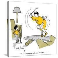 Hazel Cartoon-Ted Key-Stretched Canvas