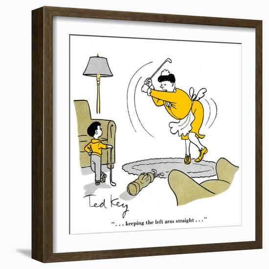 Hazel Cartoon-Ted Key-Framed Giclee Print