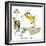 Hazel Cartoon-Ted Key-Framed Giclee Print