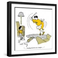 Hazel Cartoon-Ted Key-Framed Giclee Print