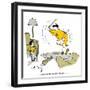 Hazel Cartoon-Ted Key-Framed Giclee Print