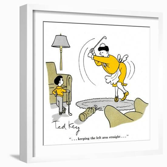 Hazel Cartoon-Ted Key-Framed Giclee Print