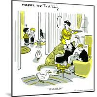 Hazel Cartoon-Ted Key-Mounted Giclee Print