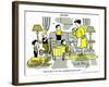 Hazel Cartoon-Ted Key-Framed Giclee Print