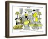 Hazel Cartoon-Ted Key-Framed Giclee Print