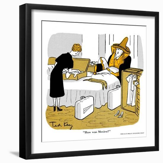 Hazel Cartoon-Ted Key-Framed Giclee Print