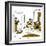 Hazel Cartoon-Ted Key-Framed Giclee Print