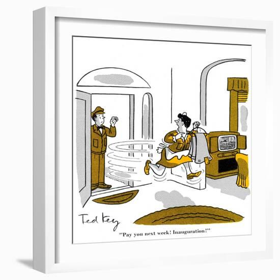 Hazel Cartoon-Ted Key-Framed Giclee Print