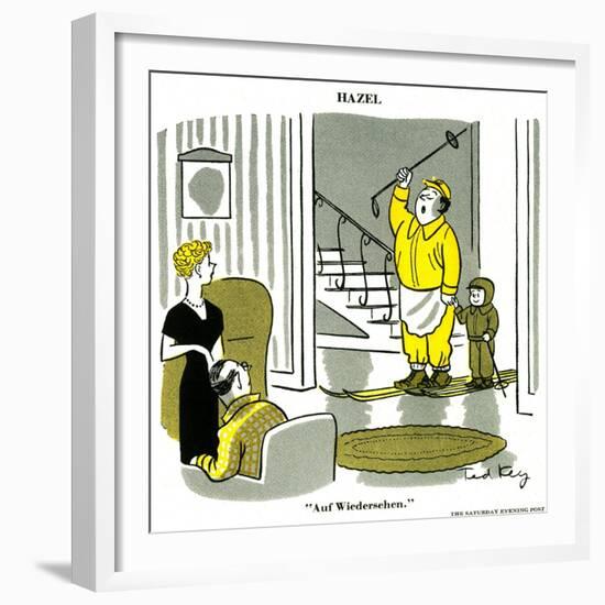 Hazel Cartoon-Ted Key-Framed Giclee Print