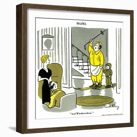 Hazel Cartoon-Ted Key-Framed Giclee Print