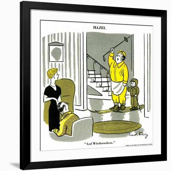 Hazel Cartoon-Ted Key-Framed Giclee Print