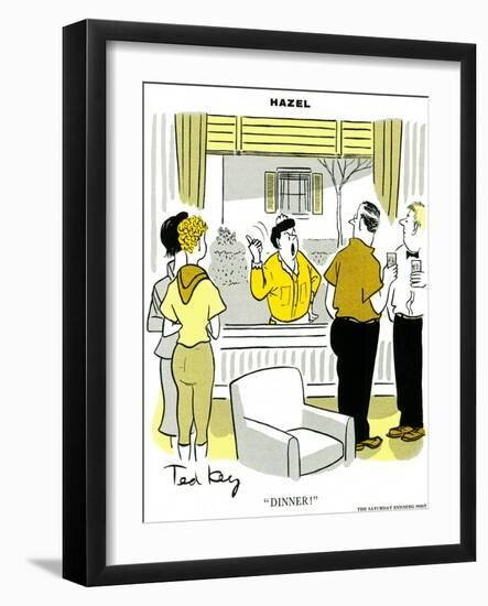 Hazel Cartoon-Ted Key-Framed Giclee Print