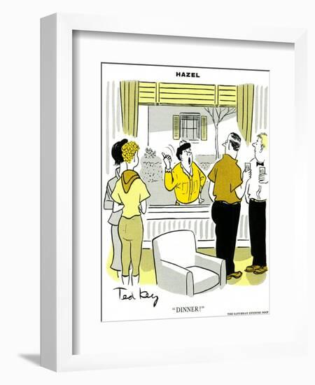 Hazel Cartoon-Ted Key-Framed Giclee Print