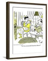 Hazel Cartoon-Ted Key-Framed Giclee Print