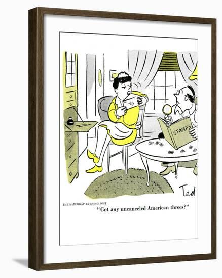 Hazel Cartoon-Ted Key-Framed Giclee Print