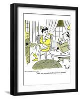 Hazel Cartoon-Ted Key-Framed Giclee Print