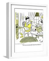 Hazel Cartoon-Ted Key-Framed Giclee Print