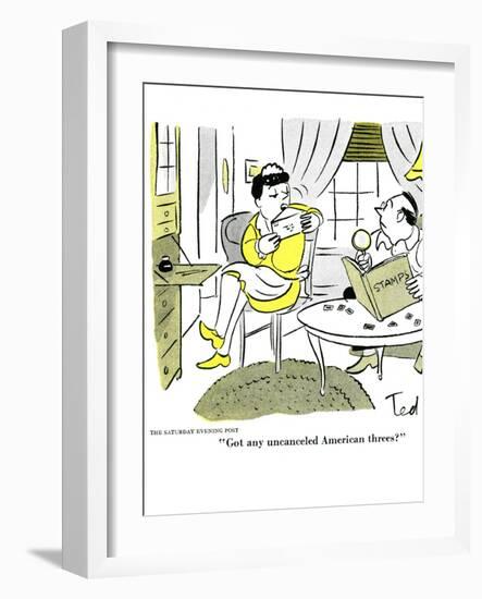 Hazel Cartoon-Ted Key-Framed Giclee Print