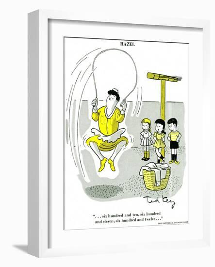 Hazel Cartoon-Ted Key-Framed Giclee Print