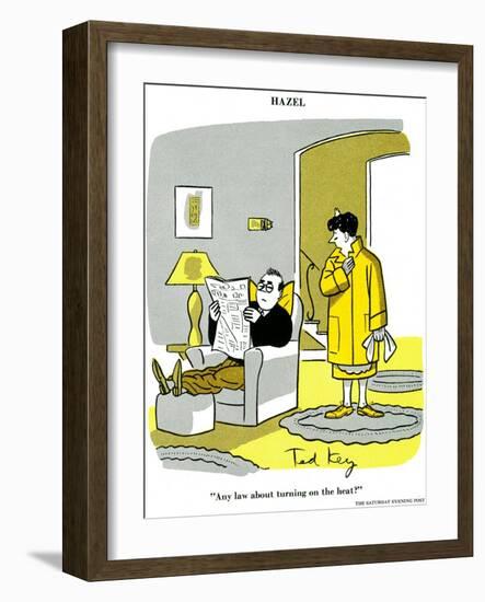 Hazel Cartoon-Ted Key-Framed Giclee Print