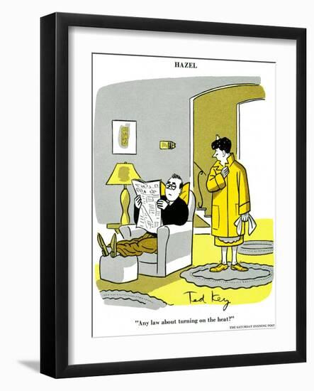 Hazel Cartoon-Ted Key-Framed Giclee Print