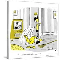 Hazel Cartoon-Ted Key-Stretched Canvas