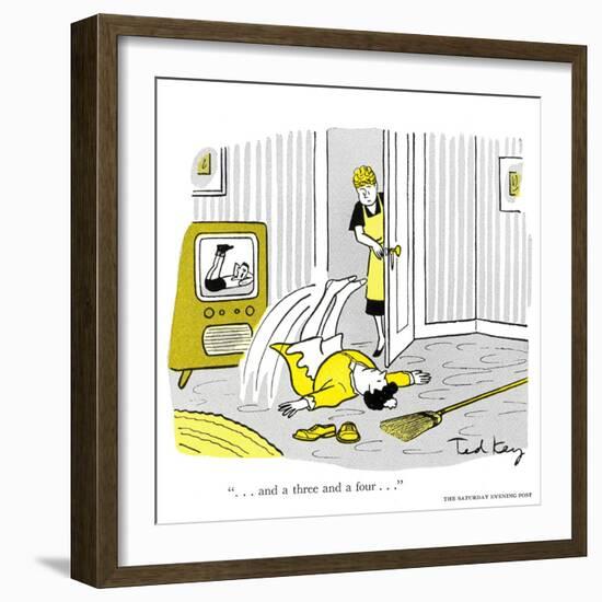 Hazel Cartoon-Ted Key-Framed Giclee Print